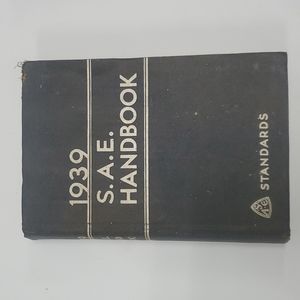 Antique Vintage 1939 s.a.e. handbook